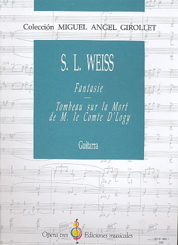 Fantasie - Tombeau sur la mort de M. le comte d'Logy