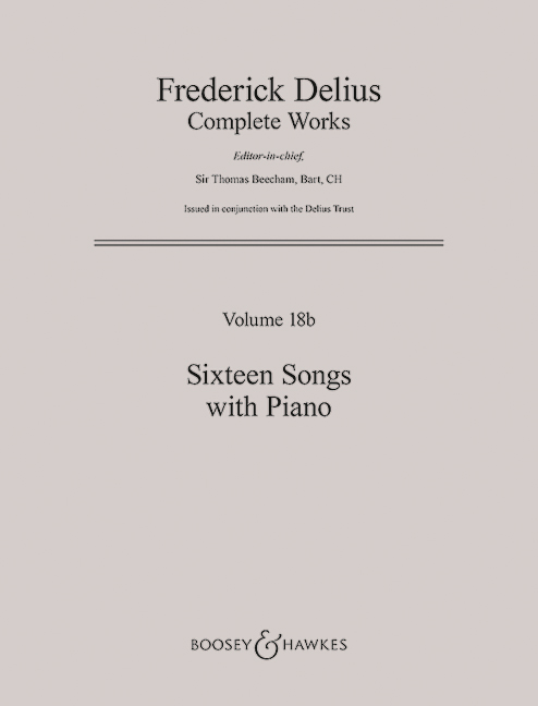 Sixteen Songs with Piano Band 18b