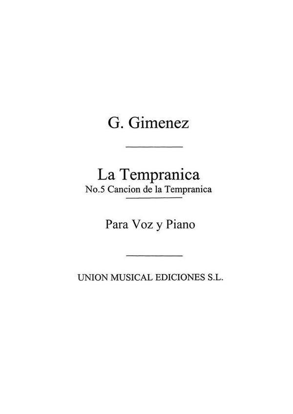 La Tempranica no.5