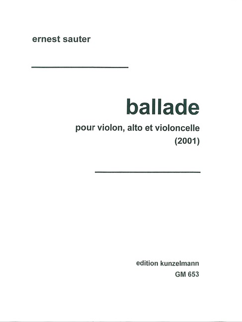 Ballade für Streichtrio
