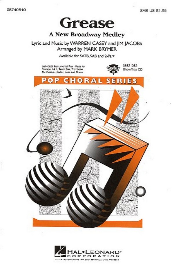 Grease (Medley) for mixed chorus