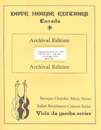 Canzonas 5-8 in 4 parts (SATB)