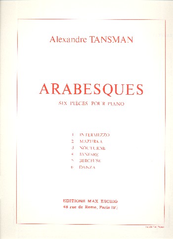 Arabesques pour piano