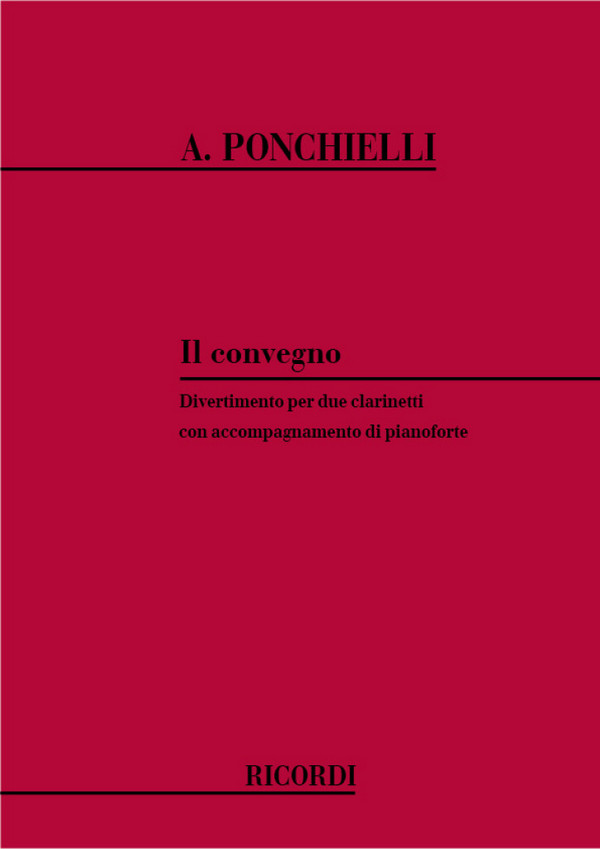 Il convegno für 2 Klarinetten und Klavier