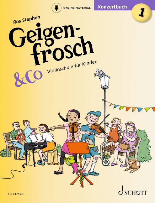 Geigenfrosch & Co: Konzertbuch 1