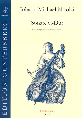 Sonate C-Dur für 3 Baßgamben