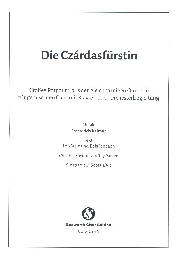 Die Csardasfürstin großes Potpourri