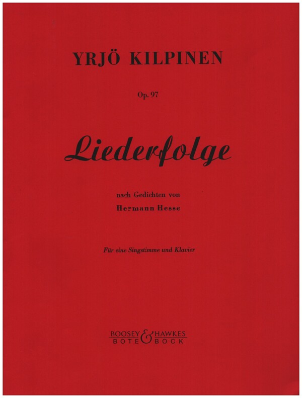 Liederfolge op.97 nach Gedichten von Hermann Hesse