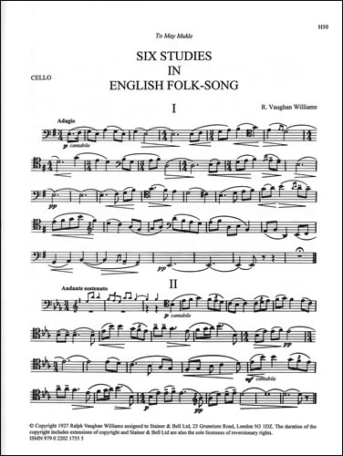 6 Studies in English Folk Song