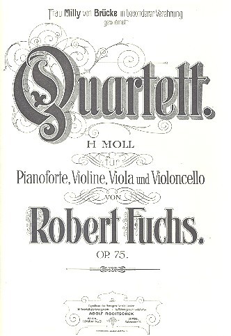 Quartett h-Moll op.75