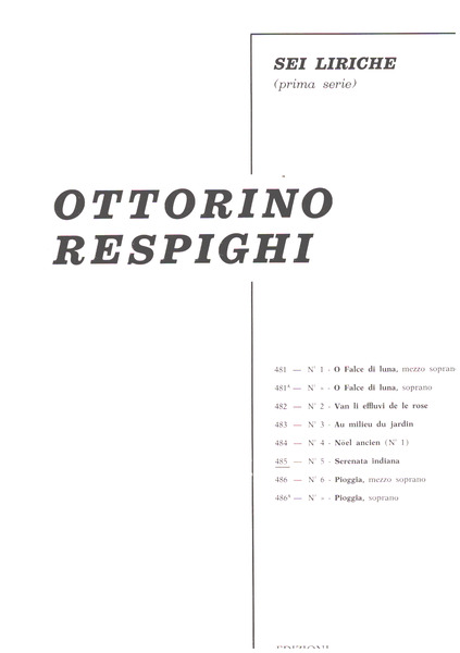 Serenata indiana per canto