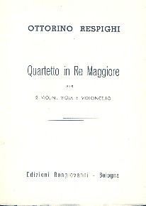 Quartetto re maggiore per