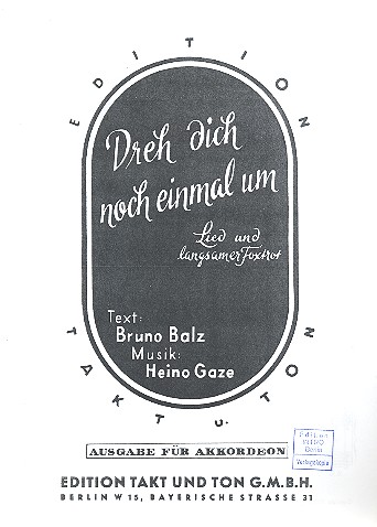 Dreh dich noch einmal um