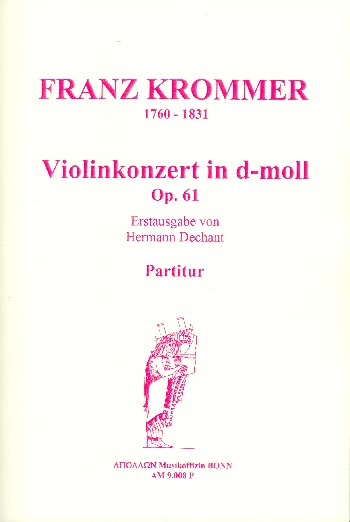Konzert d-Moll op.61