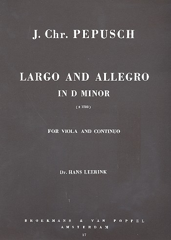 Largo and allegro d minor for