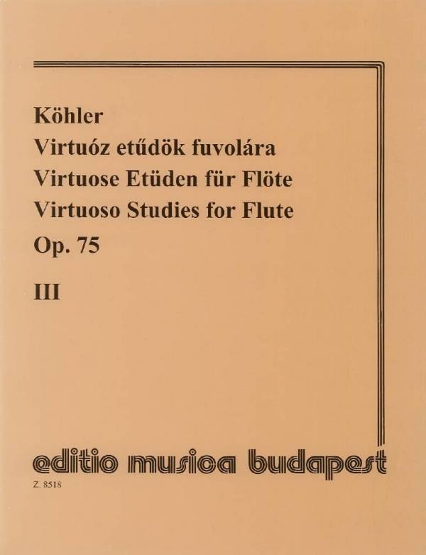 Virtuose Etüden Op.75 Band 3