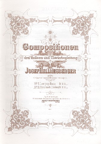 Serenade für 3 Violinen und Klavier