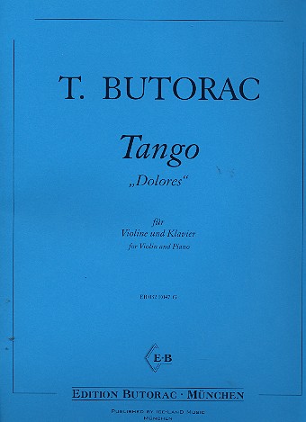 Tango Dolores für Violine und