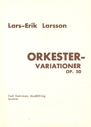 Orkestervariationer op.50