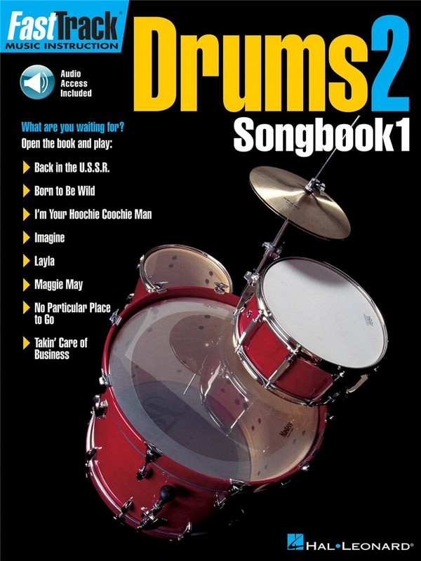 Fast track drums vol. 2 (+CD): songbook 1