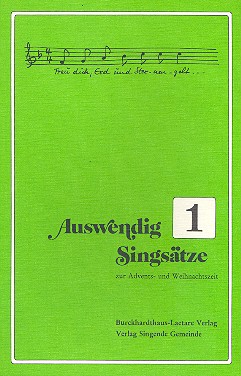 Auswendig Singsätze zur Advents- und