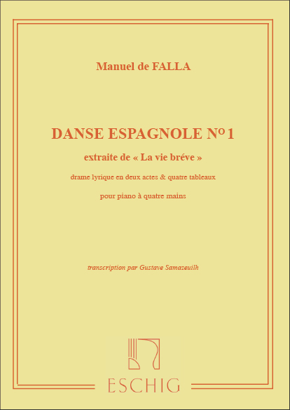 Danse espagnole no.1 pour piano
