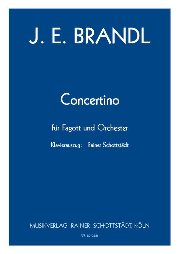 Concertino F-Dur für Fagott und Orchester