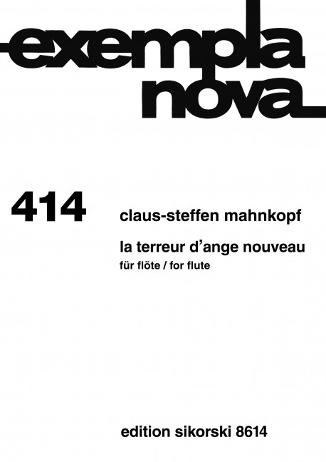 La terreur d'ange nouveau für Flöte