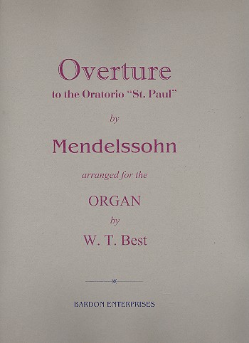 Overture to the Oratorio 'Sanct Paul'