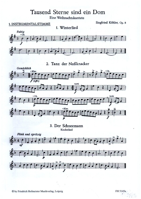 Tausend Sterne sind ein Dom op.8