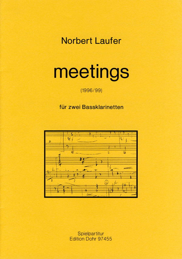 Meetings für 2 Bassklarinetten