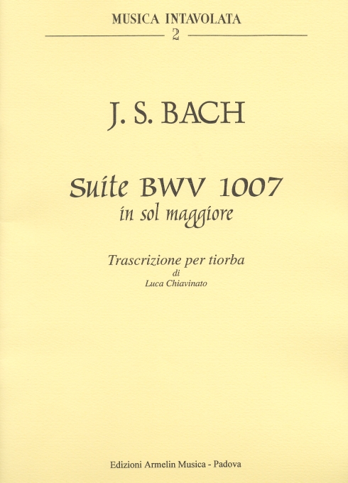 Suite G-Dur BWV1007 für Theorbe (Tabulatur)