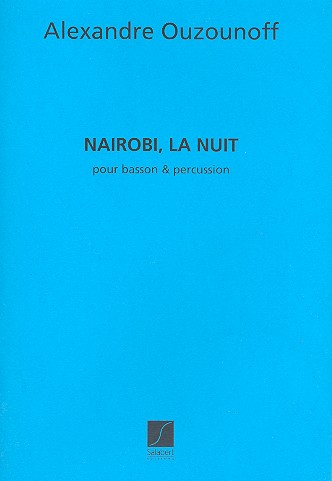 Nairobi la nuit pour bassoon et percussion