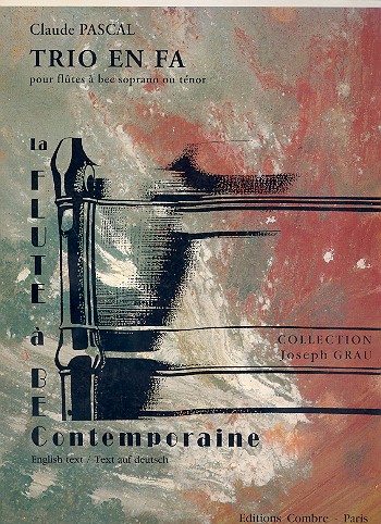 Trio en fa pour 3 flûtes à bec soprano