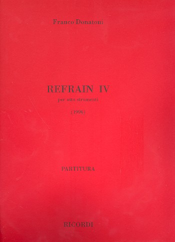 Refrain IV per 8 instrumenti