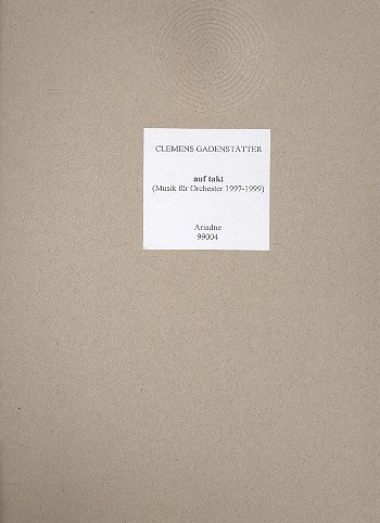 Auf Takt für Orchester