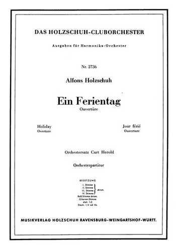 Ein Ferientag für Harmonika-Orchester
