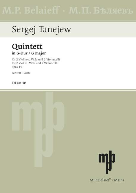 Quintett G-Dur op.14
