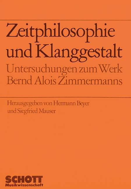 Zeitphilosophie und Klanggestalt Band 2
