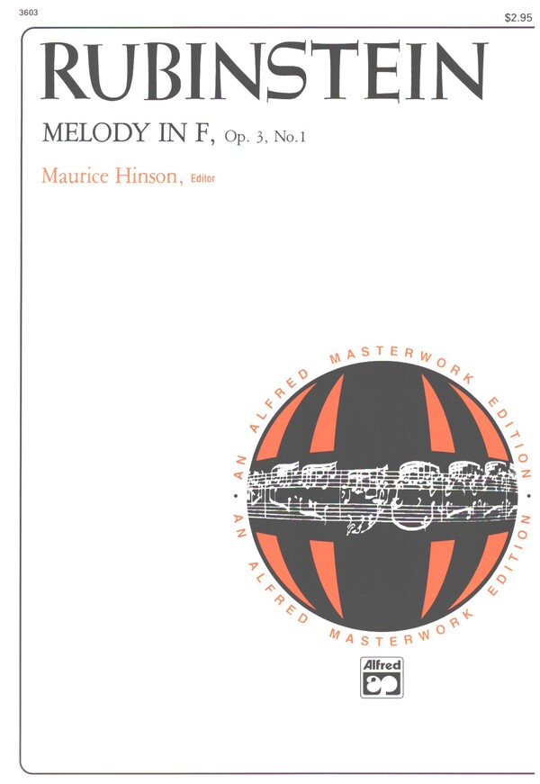 Melody in f op.3,1 for piano