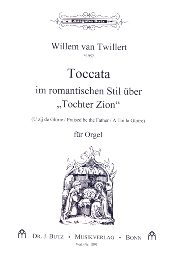 Toccata im romantischen Stil über 'Tochter Zion'