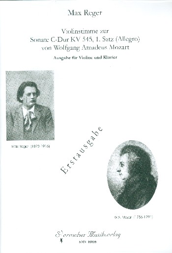 Violinstimme zur Sonate C-Dur KV545 1. Satz