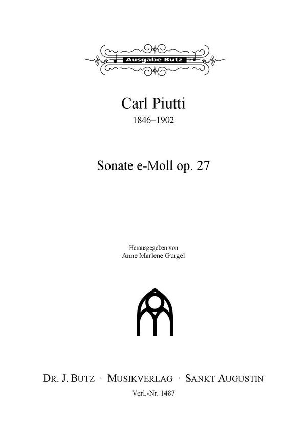 Sonate E-Moll op.27