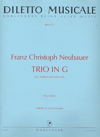 Trio G-Dur für 2 Violinen und Violoncello