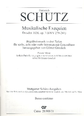 Musikalische Exequien SWV279-281