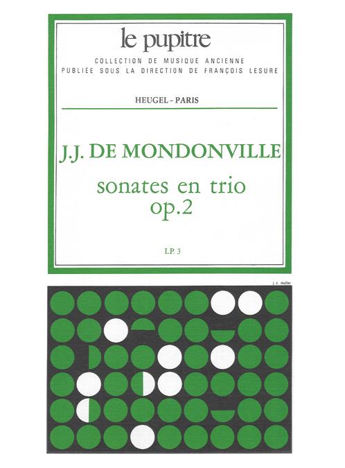 Sonates en trio op.2 pour