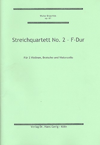 Streichquartett F-Dur Nr.2 op.61