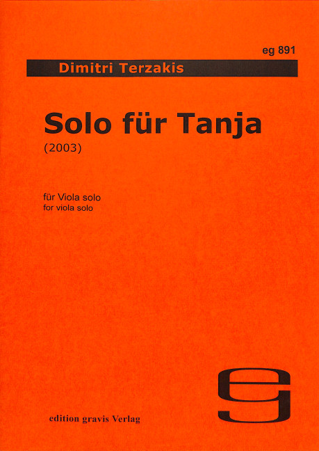 Solo für Tanja für Viola solo