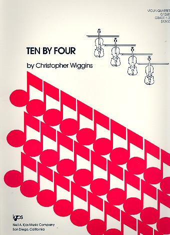 Ten by four for 4 violins