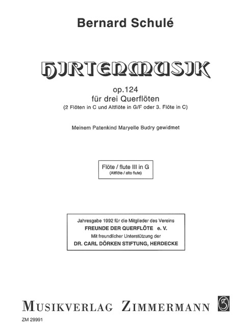 Hirtenmusik op.124